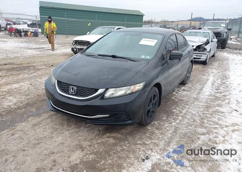 2014 Honda Civic Lx from USA, damaged, VIN 19XFB2F51EE203481